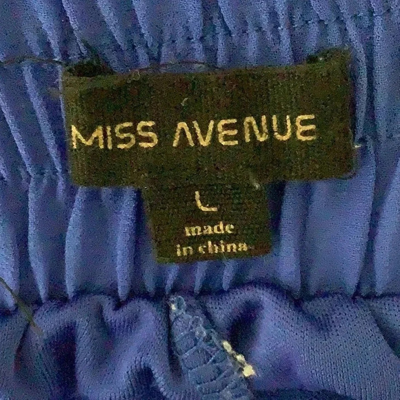 Miss Avenue Blue Wide Leg Pants Size Large (Preowned) - Picture 6 of 6